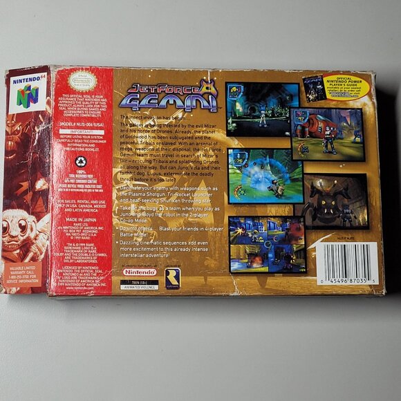 Jet Force Gemini Nintendo 64 N64 box and game - Picture 7 of 16